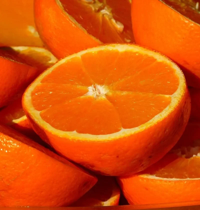 narancs hatásai, félbevágott narancsok